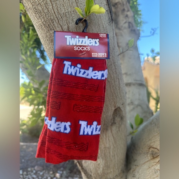 NWT Twizzlers Crew Socks. Men Shoe Size 6-12 - Picture 7 of 8